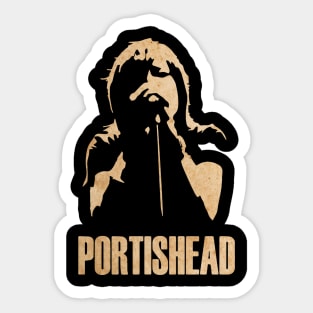 beth gibbons_portishead vintage Sticker